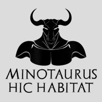 Minotaurus Hic Habitat   Ancient Greek Mythology   Latin T Shirt Men's Polo Shirt | Artistshot