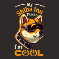 My Shiba Inu Thinks I'm Cool Futuristic Japanese Dog Breed T Shirt Racerback Tank | Artistshot