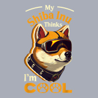 My Shiba Inu Thinks I'm Cool Futuristic Japanese Dog Breed T Shirt Tank Dress | Artistshot