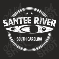 Hot Trend Santee River South Carolina Kayaking Ladies Fitted T-shirt | Artistshot