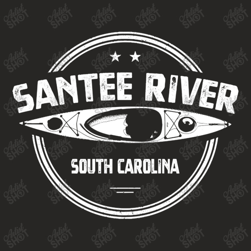 Hot Trend Santee River South Carolina Kayaking Ladies Fitted T-Shirt by Rios Arevalo | Artistshot