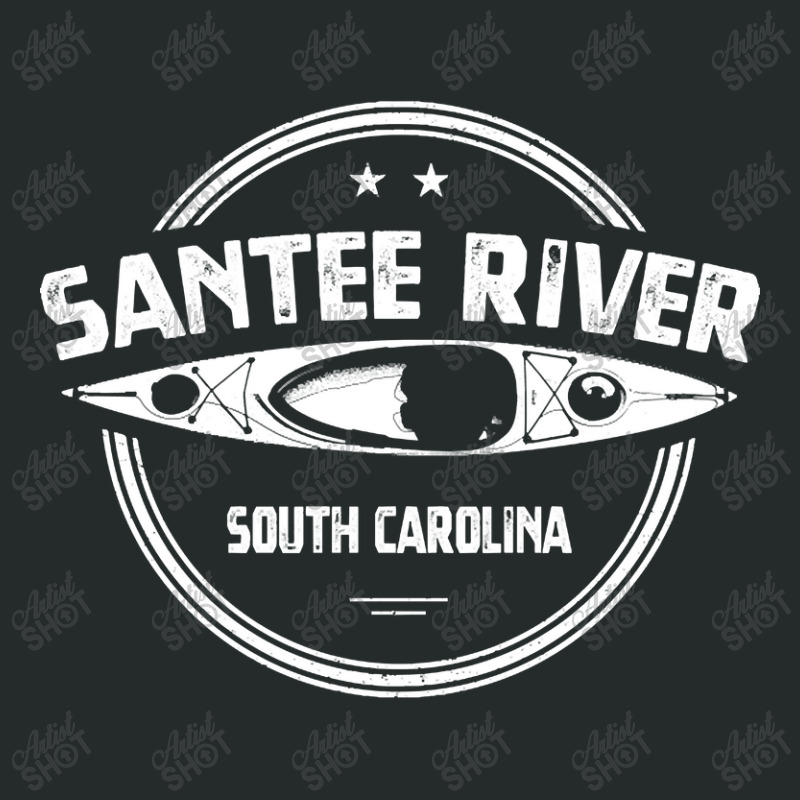 Hot Trend Santee River South Carolina Kayaking Women's Triblend Scoop T-shirt by Rios Arevalo | Artistshot