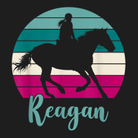 Reagan Name Gift   Equestrian Shirt Reagan Horse Girl T Shirt Classic T-shirt | Artistshot