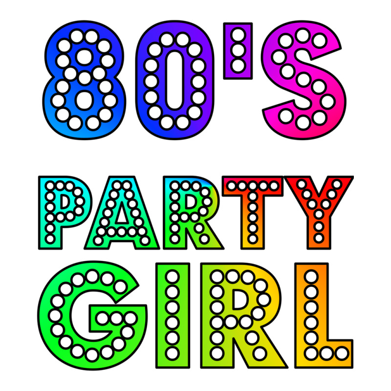 80s Party Girl Funny And Cute 80s Gift Design  (1) (1) (1) V-neck Tee | Artistshot