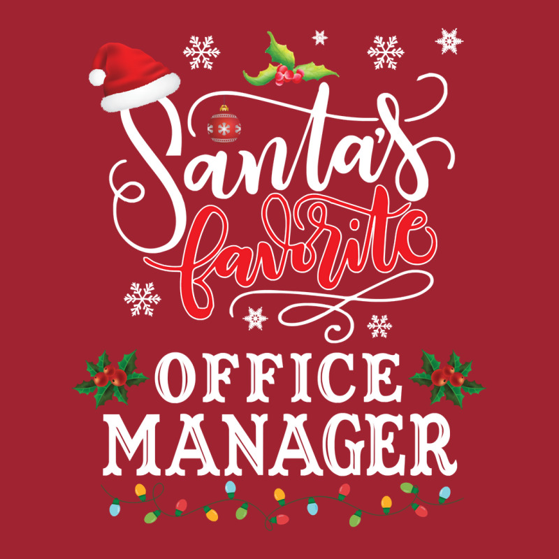 Funny Santa's Favorite Office Manager Christmas Party Long Sleeve Long Sleeve Shirts by Pinch1410 | Artistshot