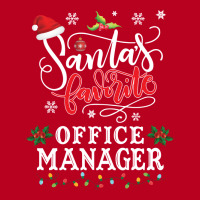 Funny Santa's Favorite Office Manager Christmas Party Long Sleeve Classic T-shirt | Artistshot