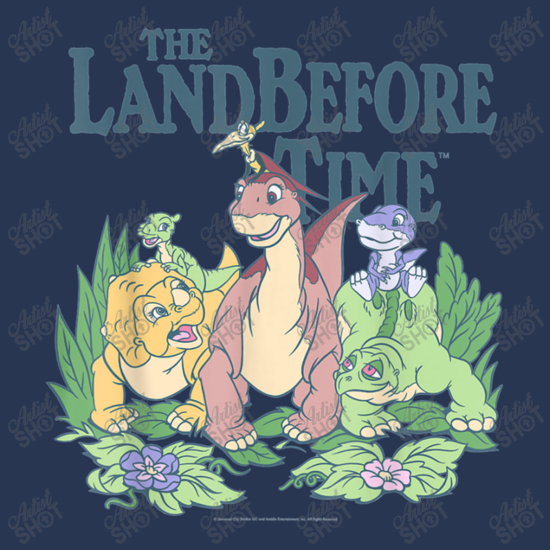 Land Before Time Pastel Dinosaur Friends Men Denim Jacket | Artistshot