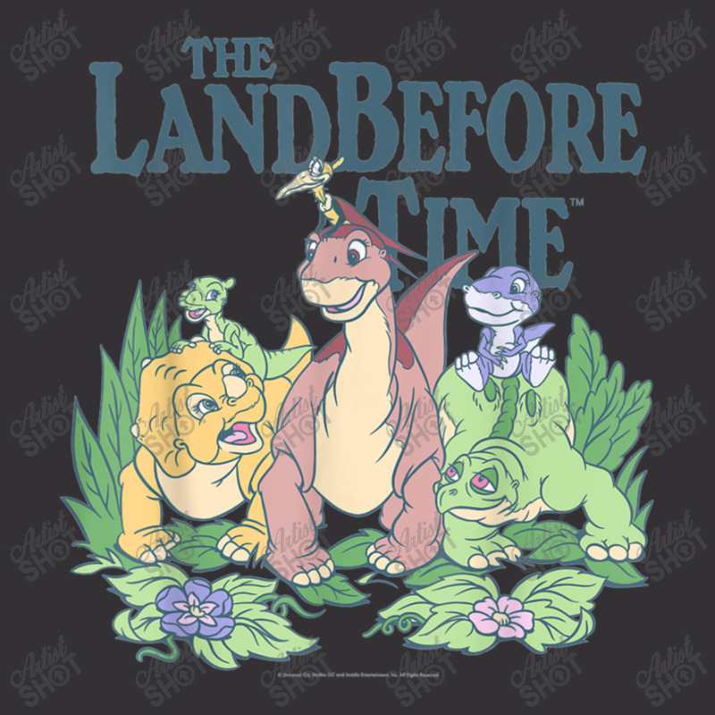 Land Before Time Pastel Dinosaur Friends Vintage Hoodie | Artistshot