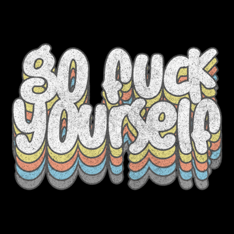 Go Fuck Yourself Awesome Typographic Gift Idea Cropped Hoodie by JudyRowena | Artistshot