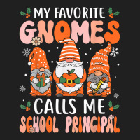 School Principal Groovy Christmas Gnomes Principal T Shirt Ladies Polo Shirt | Artistshot