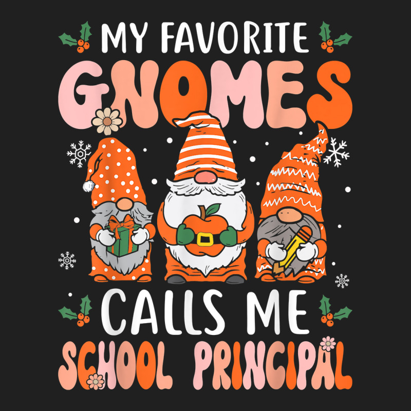 School Principal Groovy Christmas Gnomes Principal T Shirt Ladies Polo Shirt by nilda1pr4klauer | Artistshot