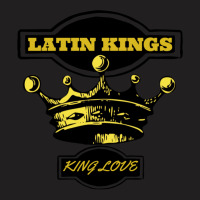 Latin Kings Inspired Crown With Words King Love Old School Style T-shirt | Artistshot