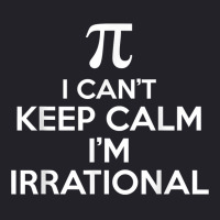 I Can't Keep Calm I'm Irrational Funny Pi Day Math Teacher Unisex Sherpa-lined Denim Jacket | Artistshot