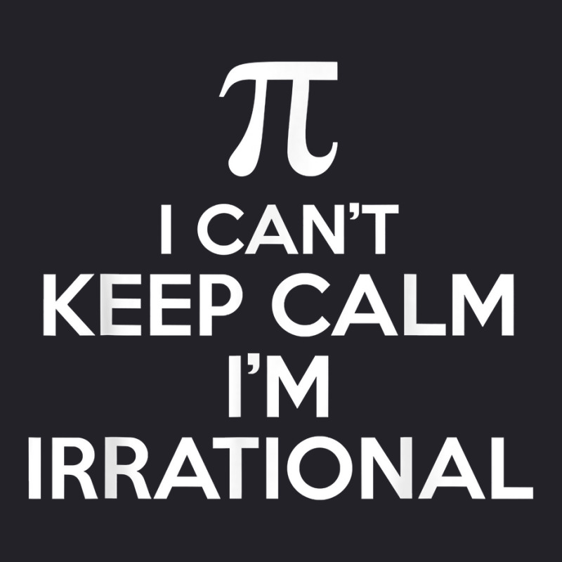 I Can't Keep Calm I'm Irrational Funny Pi Day Math Teacher Unisex Sherpa-Lined Denim Jacket by Pinch1410 | Artistshot