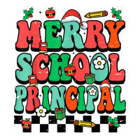 Merry School Principal Groovy Christmas Principal T Shirt Toddler T-shirt | Artistshot