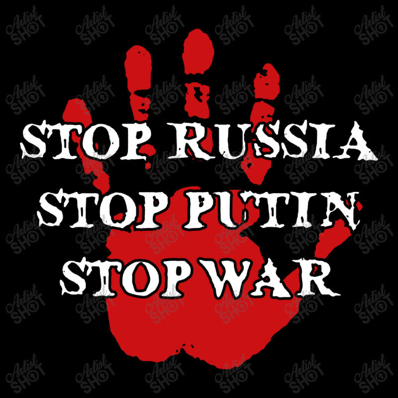 Stop Russia Stop Putin Stop War Fleece Short by syakirra | Artistshot