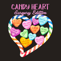 Anesthesia Nurse Valentines Day Candy Heart Surgery Edition Tank Top | Artistshot