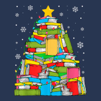 Library Christmas Tree Librarian X Mas Lights Book Lover T Shirt Ladies Denim Jacket | Artistshot