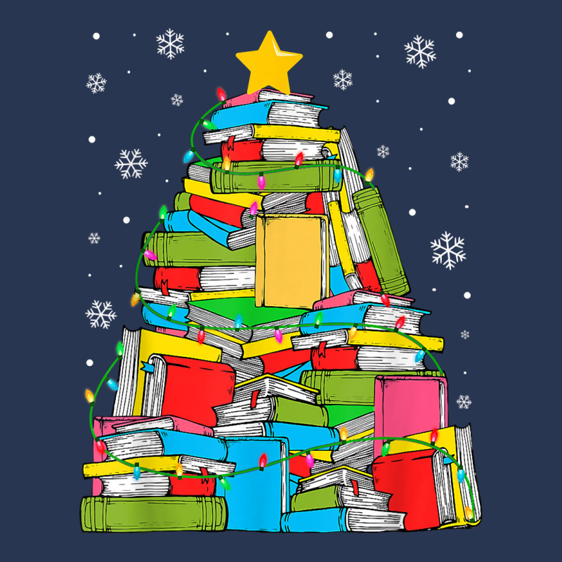 Library Christmas Tree Librarian X Mas Lights Book Lover T Shirt Ladies Denim Jacket by caroldian | Artistshot