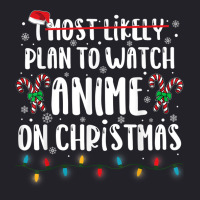 I Most Likely Plan To Watch Anime On Christmas Family Unisex Sherpa-lined Denim Jacket | Artistshot