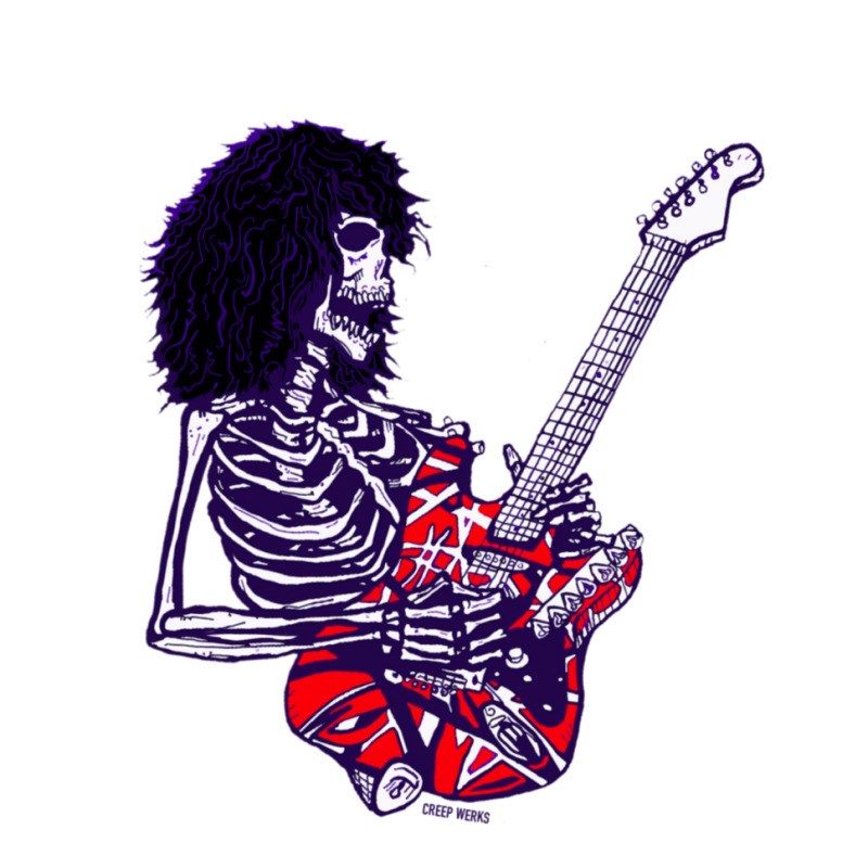 Dead E Virtuoso Rock Guitar Player Zombie Skeleton Men's 3/4 Sleeve Pajama Set | Artistshot