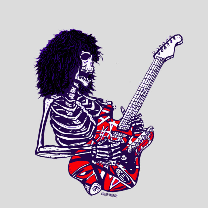 Dead E Virtuoso Rock Guitar Player Zombie Skeleton Men's Polo Shirt | Artistshot