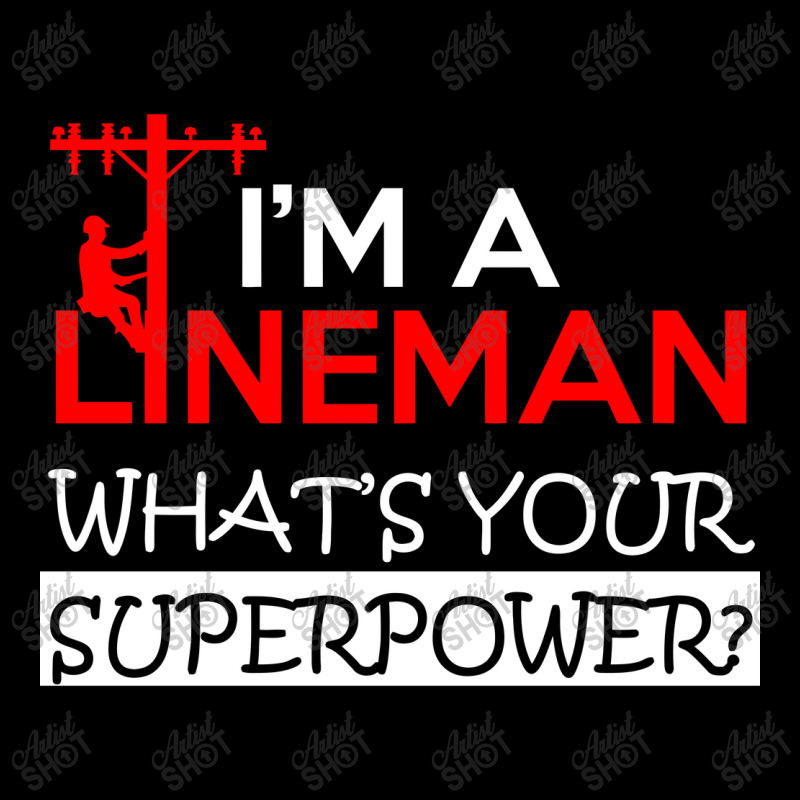 Im A Lineman Whats Your Superpower Youth Jogger By Nurpadilah2 - Artistshot