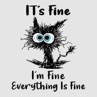 It's Fine I'm Fine Everything Is Fine Funny Black Cat Women Exclusive T-shirt | Artistshot