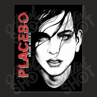 Placebobrian Molko Black And White Ladies Fitted T-shirt | Artistshot