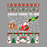 Jamaican Through The Snow Ugly Christmas Sweater Tshirt Graphic T-shirt | Artistshot