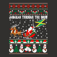 Jamaican Through The Snow Ugly Christmas Sweater Tshirt Champion Hoodie | Artistshot