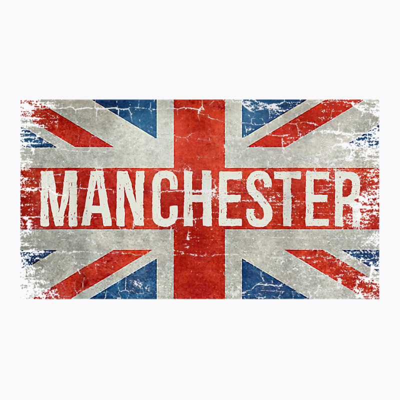 Manchester England United Kingdom British Flag Vintage T Shirt T-shirt | Artistshot