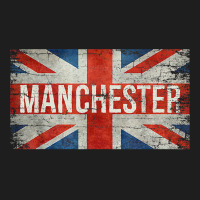 Manchester England United Kingdom British Flag Vintage T Shirt Classic T-shirt | Artistshot