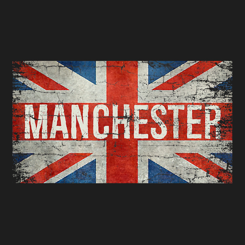 Manchester England United Kingdom British Flag Vintage T Shirt Classic T-shirt | Artistshot