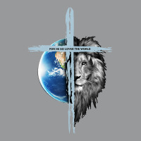 Jesus Lion Of Judah Christian Earth Cross Lion Crewneck Sweatshirt | Artistshot