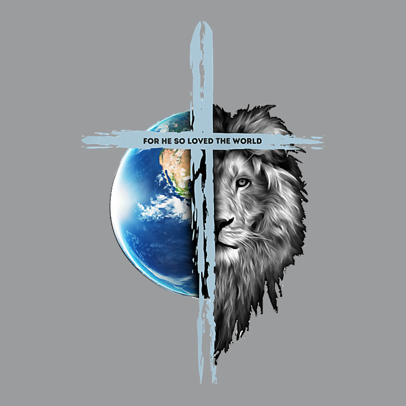 Jesus Lion Of Judah Christian Earth Cross Lion Classic T-shirt by Pinch1410 | Artistshot