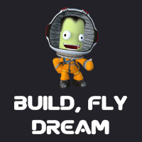 Build Fly Dream Crash ,kerbal Space Program , Kerbals , Kids Cartoon , Unisex Sherpa-lined Denim Jacket | Artistshot