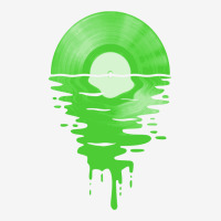 Cool Music Vinyl Record Sunset Melting Green  (1) (1) Graphic T-shirt | Artistshot