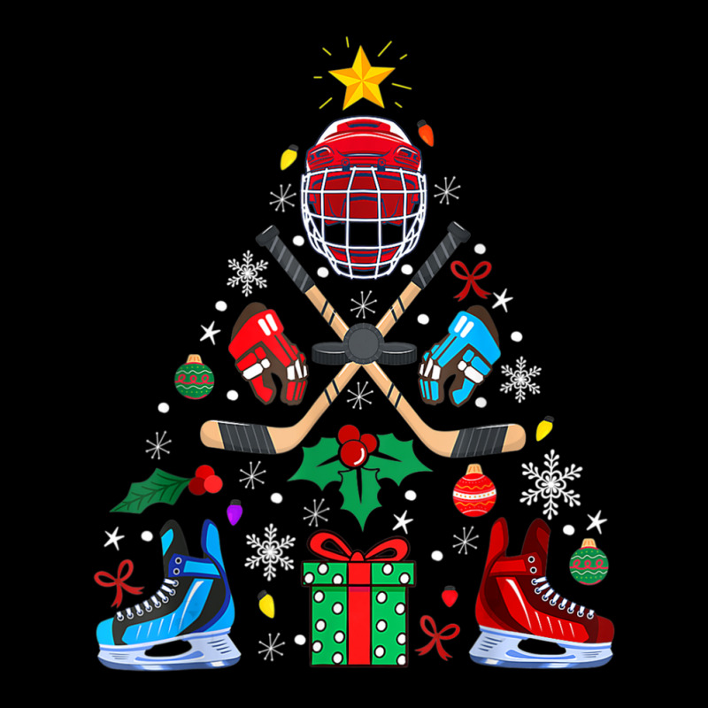 Trending Ice Hockey Christmas Ornament Tree Boys Mens Hockey Lovers Pocket T-Shirt by Crews Micki | Artistshot