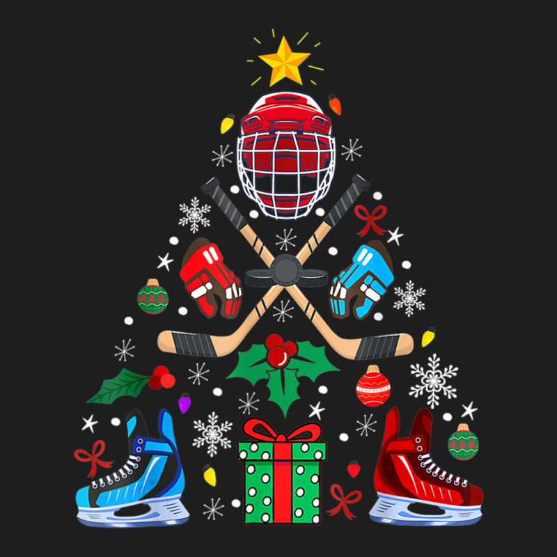 Trending Ice Hockey Christmas Ornament Tree Boys Mens Hockey Lovers Classic T-shirt by Crews Micki | Artistshot