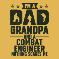 Mens I'm A Dad And Grandpa Combat Engineer Combat Engineering Premium Vintage Hoodie And Short Set | Artistshot