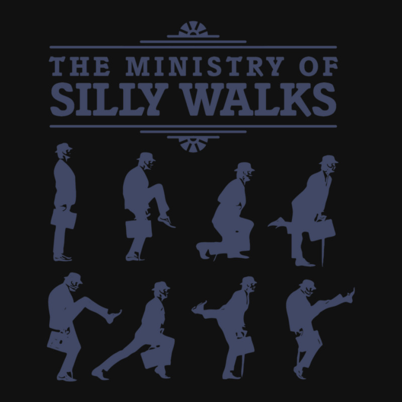 The Ministry Of Silly Walks Oval Patch | Artistshot