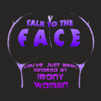 Irony Woman Ladies Fitted T-shirt | Artistshot