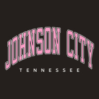 Johnson City Tennessee Tn Varsity Style Pink Text Premium Tank Top | Artistshot