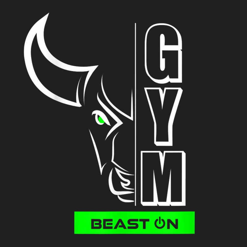 Taurus Head Bull Head Green Gym Workout Fitness Training T Shirt T-shirt | Artistshot