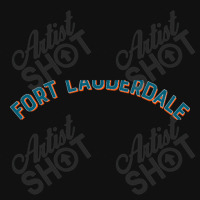 Trending Fort Lauderdale Florida Vintage Arch Letters Baby Bibs | Artistshot