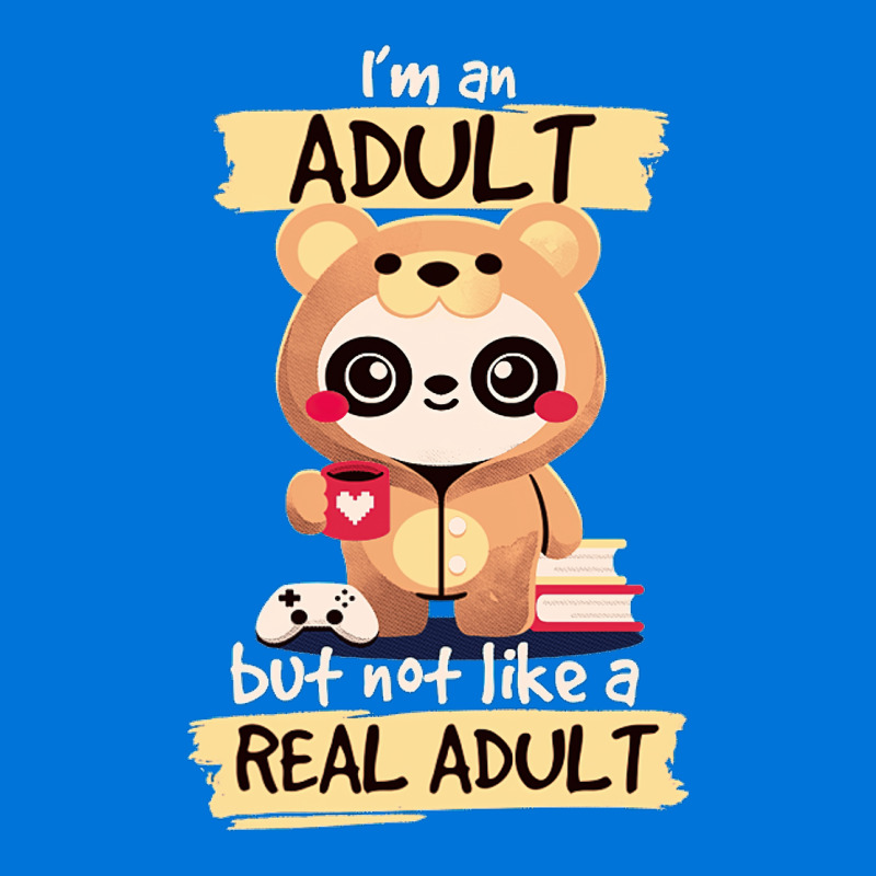 Adult Panda Bear Im An Adult But Not Like A Real Adult Classic Graphic T-shirt by embarigosineg | Artistshot