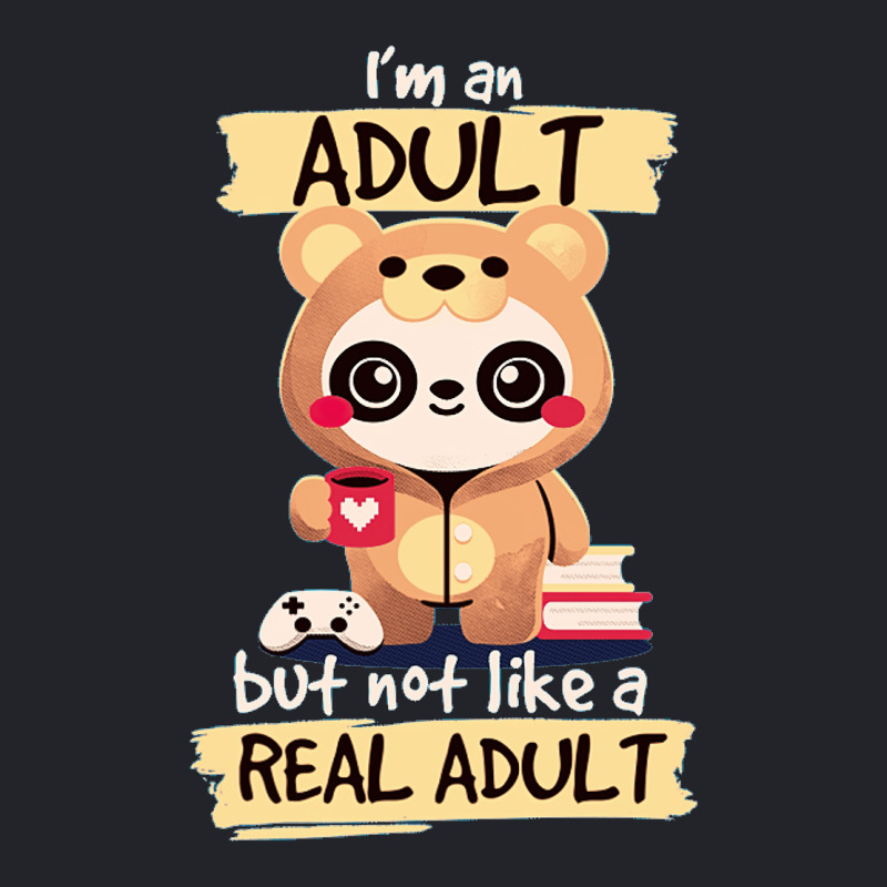 Adult Panda Bear Im An Adult But Not Like A Real Adult Classic Lightweight Hoodie by embarigosineg | Artistshot