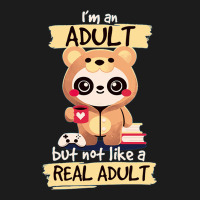 Adult Panda Bear Im An Adult But Not Like A Real Adult Classic Hoodie & Jogger Set | Artistshot