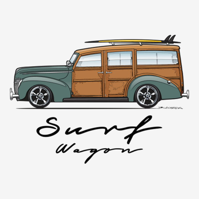 Surf Wagon Cloud Mist Gray Classic T-shirt by yenalsardao | Artistshot